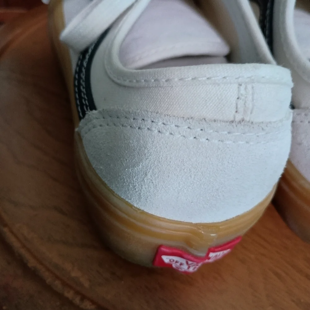 Vans White and Black Shoes
